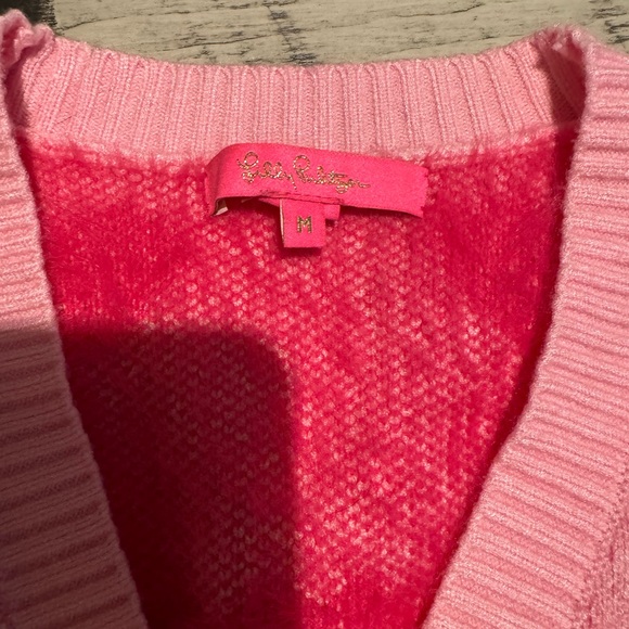 Lily Pulitzer Heart Cardigan - Picture 2 of 2